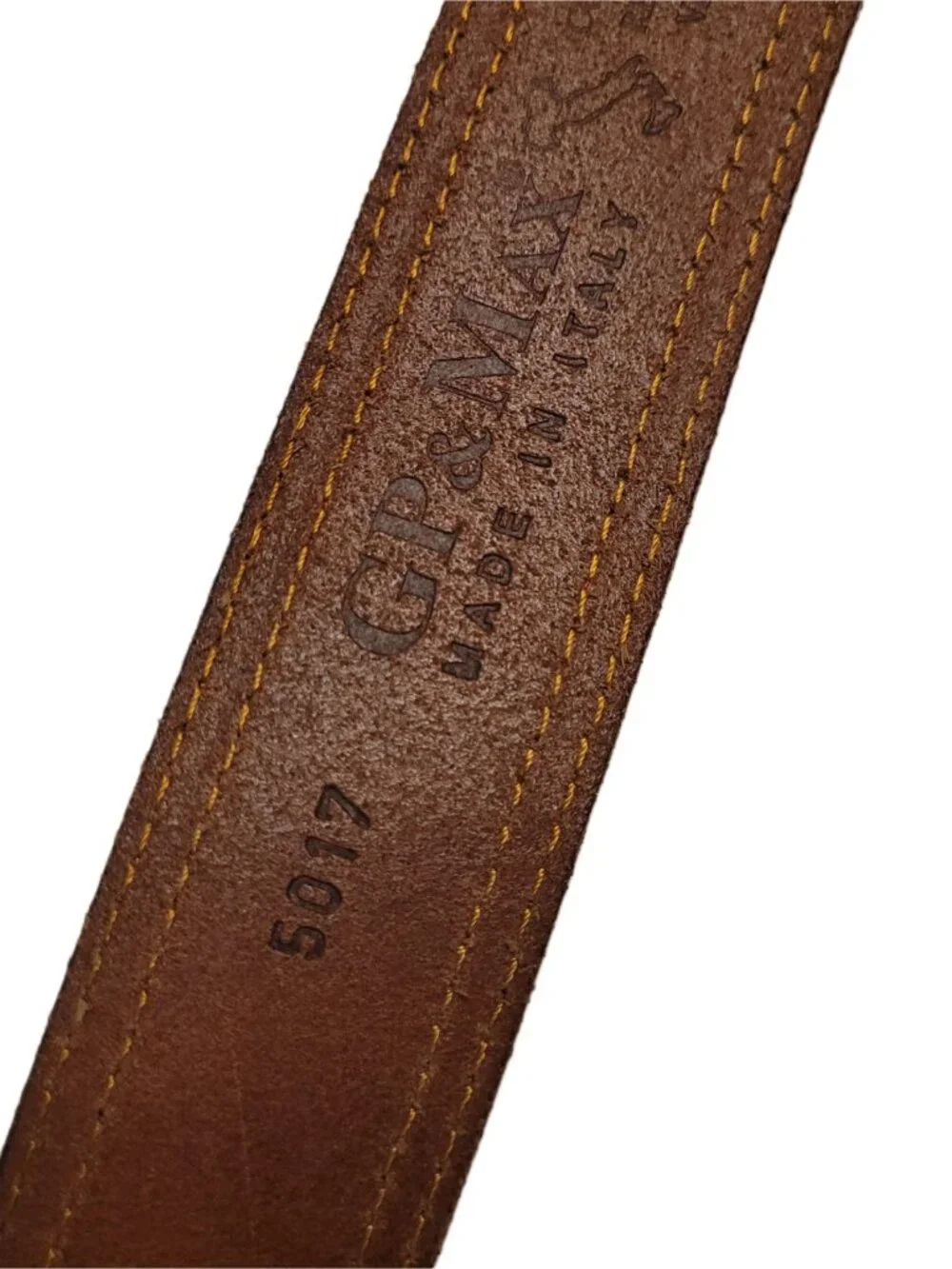 GP&MAX Italian Textured Leather Belt